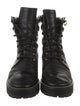 Stuart Weitzman Leather Combat Boots