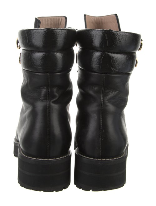 Stuart Weitzman Leather Combat Boots