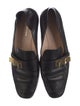 Stuart Weitzman Leather Studded Accents Loafers