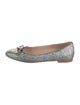 Stuart Weitzman Glitter Ballet Flats