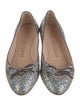 Stuart Weitzman Glitter Ballet Flats