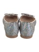 Stuart Weitzman Glitter Ballet Flats