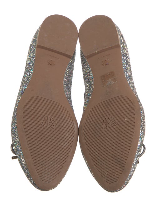 Stuart Weitzman Glitter Ballet Flats