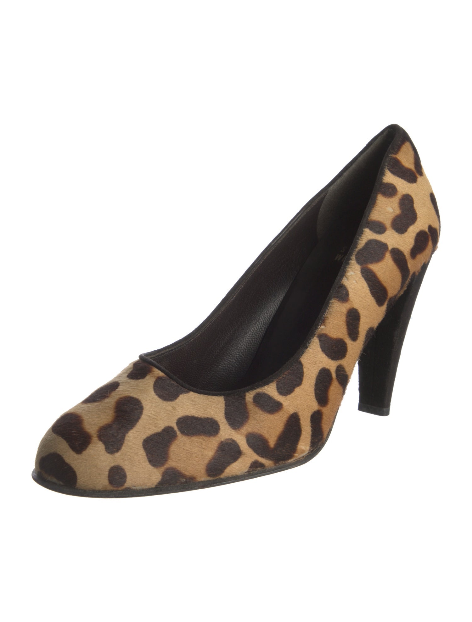 Stuart Weitzman Ponyhair Animal Print Pumps
