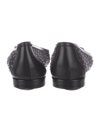 Stuart Weitzman Mesh Printed Flats