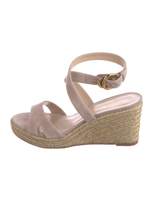 Stuart Weitzman Suede Espadrilles