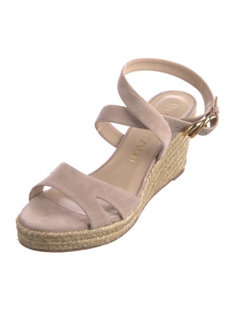Stuart Weitzman Suede Espadrilles