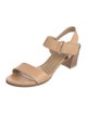 Stuart Weitzman Leather Slingback Sandals