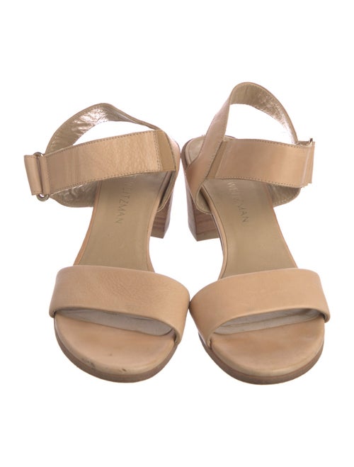 Stuart Weitzman Leather Slingback Sandals