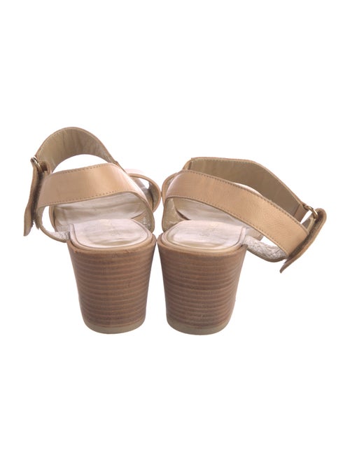 Stuart Weitzman Leather Slingback Sandals