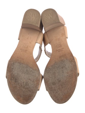 Stuart Weitzman Leather Slingback Sandals