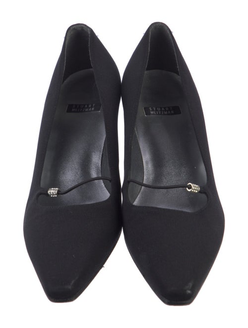 Stuart Weitzman Crystal Embellishments Pumps