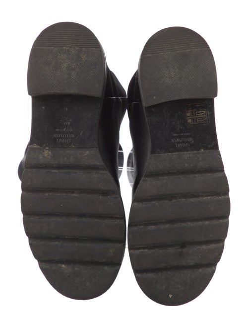 Stuart Weitzman Leather Leather Trim Embellishment Boots