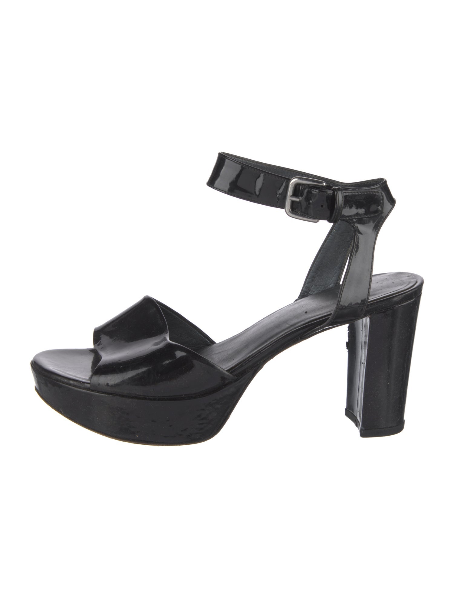 Stuart Weitzman Patent Leather Sandals