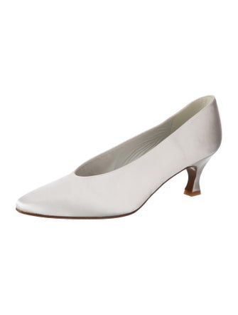 Stuart Weitzman Satin Pumps