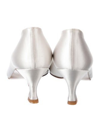 Stuart Weitzman Satin Pumps