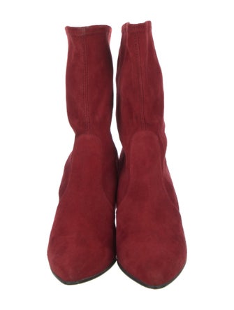 Stuart Weitzman Suede Sock Boots