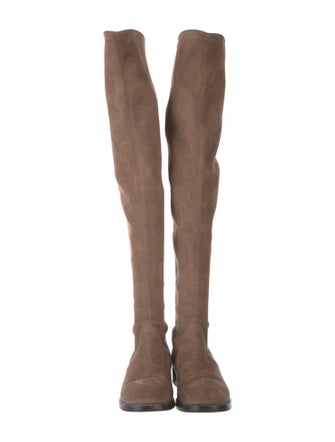 Stuart Weitzman Suede Riding Boots
