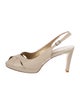 Stuart Weitzman Leather Slingback Pumps