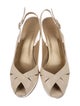 Stuart Weitzman Leather Slingback Pumps