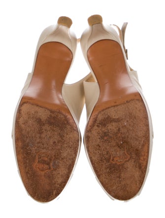 Stuart Weitzman Leather Slingback Pumps