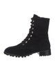 Stuart Weitzman Suede Combat Boots