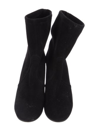 Stuart Weitzman Suede Sock Boots