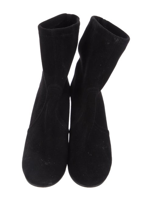 Stuart Weitzman Suede Sock Boots