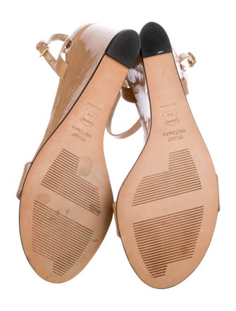 Stuart Weitzman Patent Leather Sandals
