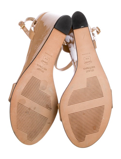 Stuart Weitzman Patent Leather Sandals