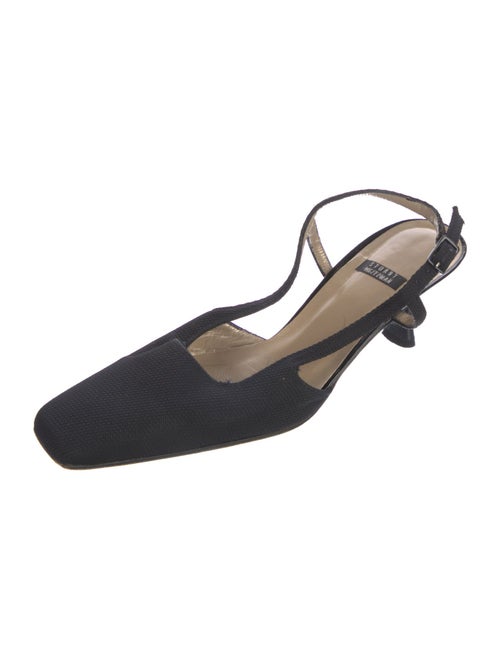 Stuart Weitzman Canvas Slingback Pumps