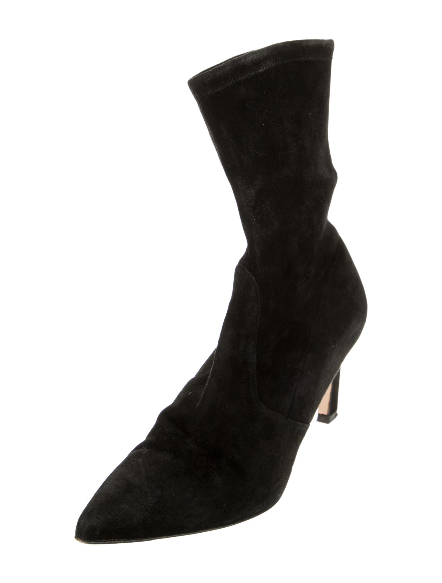 Stuart Weitzman Suede Sock Boots