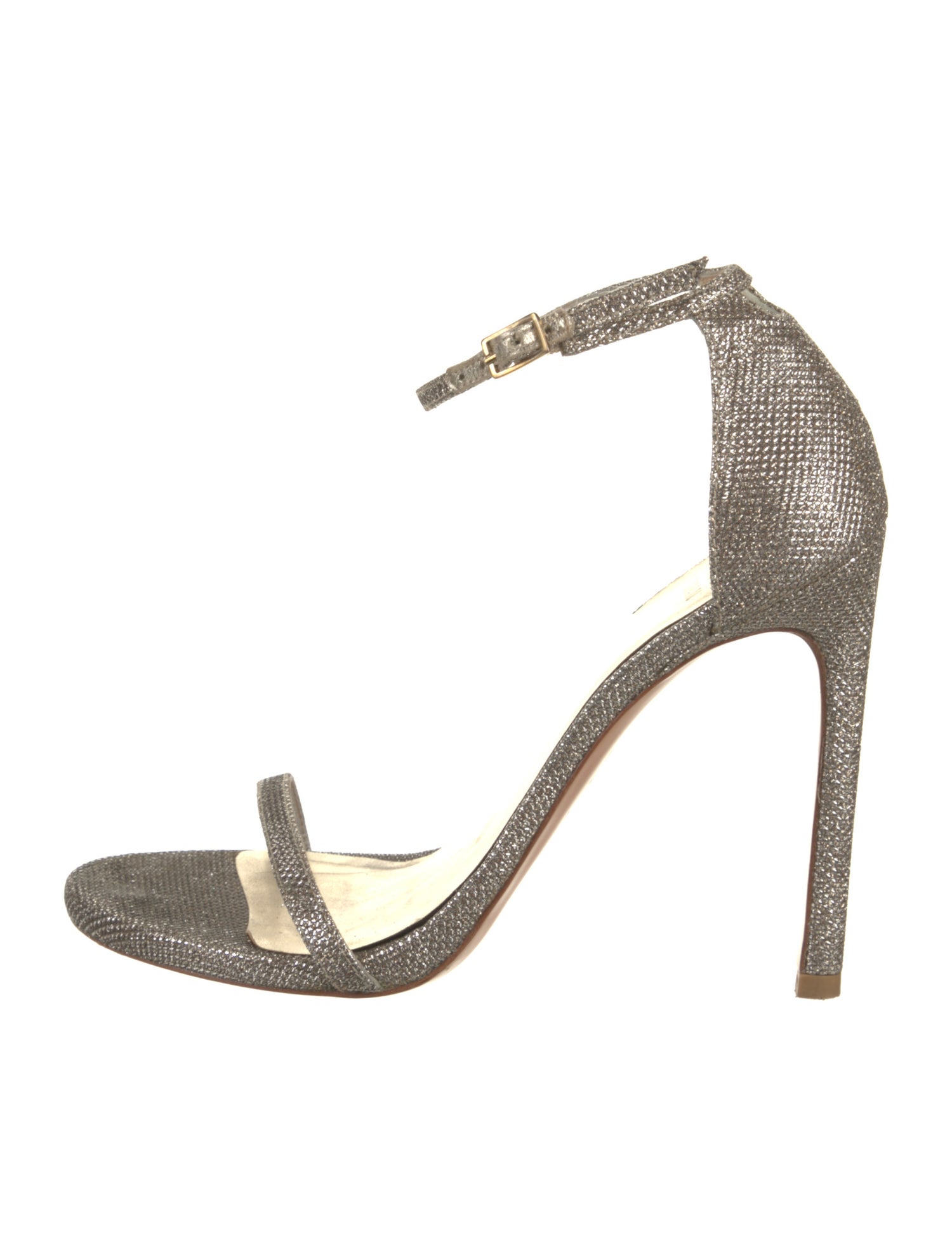 Stuart Weitzman Glitter Glitter Accents Sandals