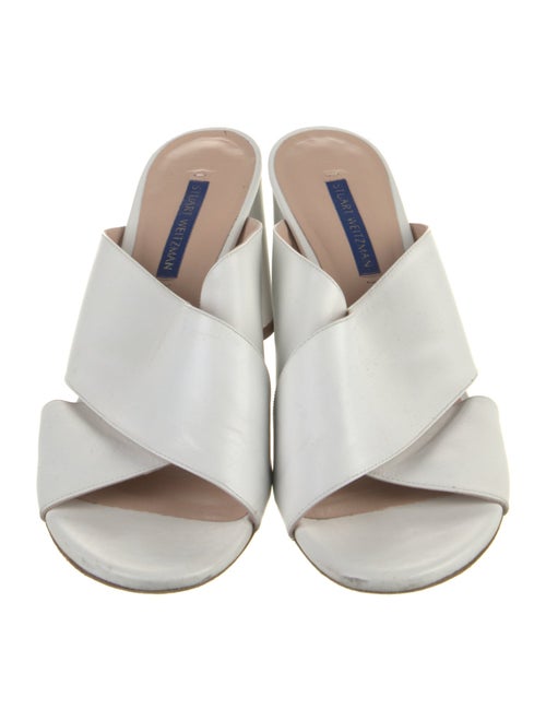 Stuart Weitzman Leather Slides