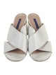 Stuart Weitzman Leather Slides