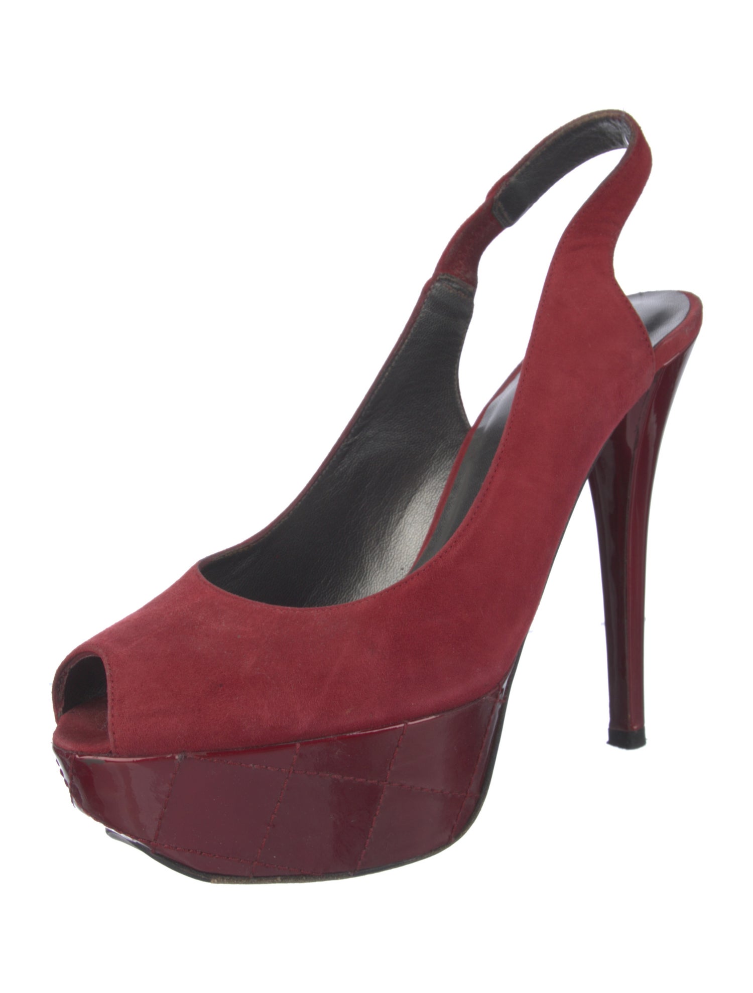 Stuart Weitzman Suede Slingback Pumps