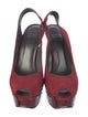 Stuart Weitzman Suede Slingback Pumps