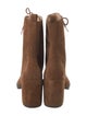 Stuart Weitzman Suede Lace-Up Boots