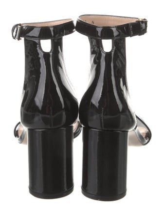 Stuart Weitzman Patent Leather Sandals