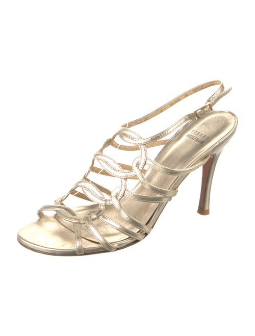 Stuart Weitzman Leather Slingback Sandals