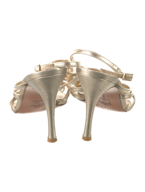 Stuart Weitzman Leather Slingback Sandals