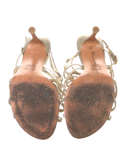 Stuart Weitzman Leather Slingback Sandals