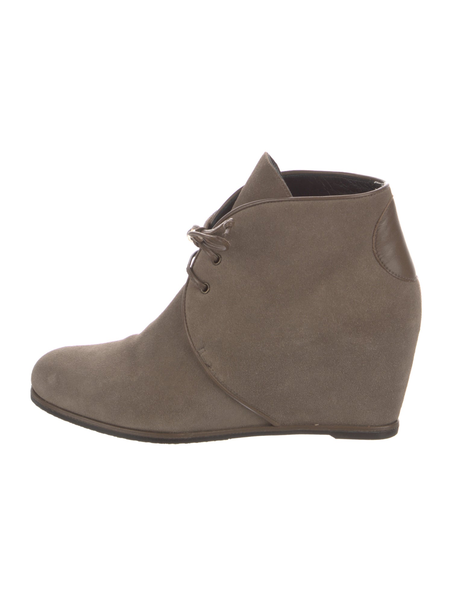 Stuart Weitzman Suede Lace-Up Boots