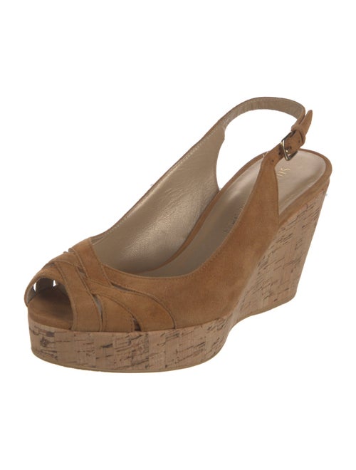 Stuart Weitzman Suede Slingback Pumps