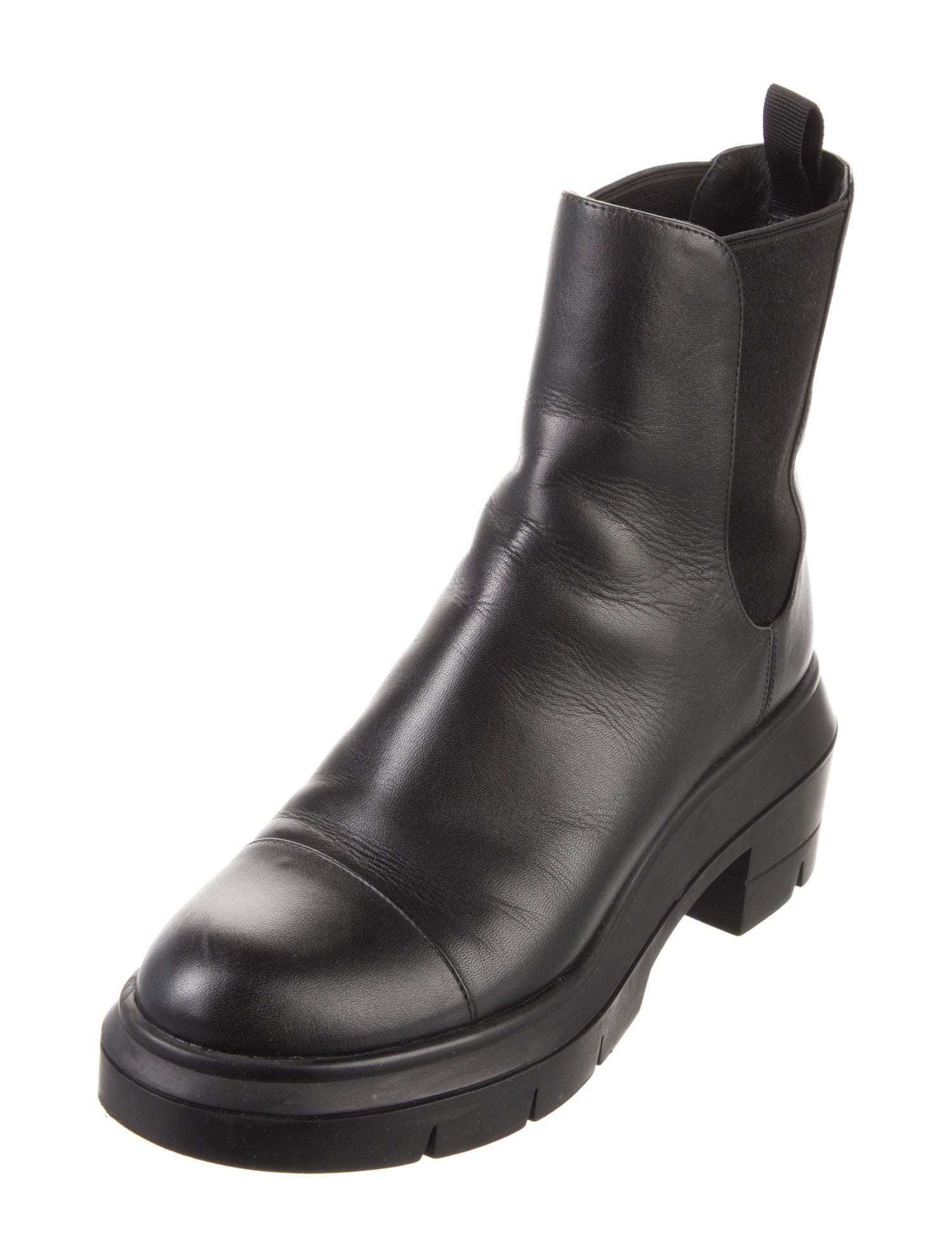 Stuart Weitzman Leather Chelsea Boots