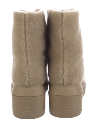 Stuart Weitzman Shearling Combat Boots