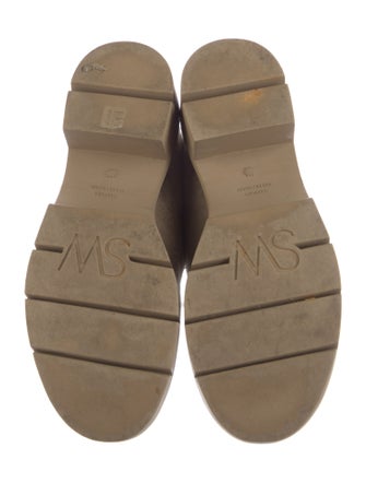 Stuart Weitzman Shearling Combat Boots