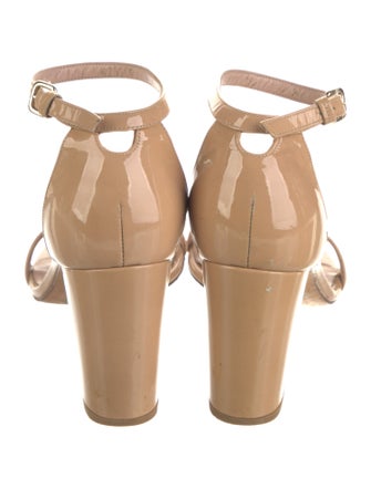 Stuart Weitzman Patent Leather Sandals
