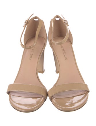 Stuart Weitzman Patent Leather Sandals