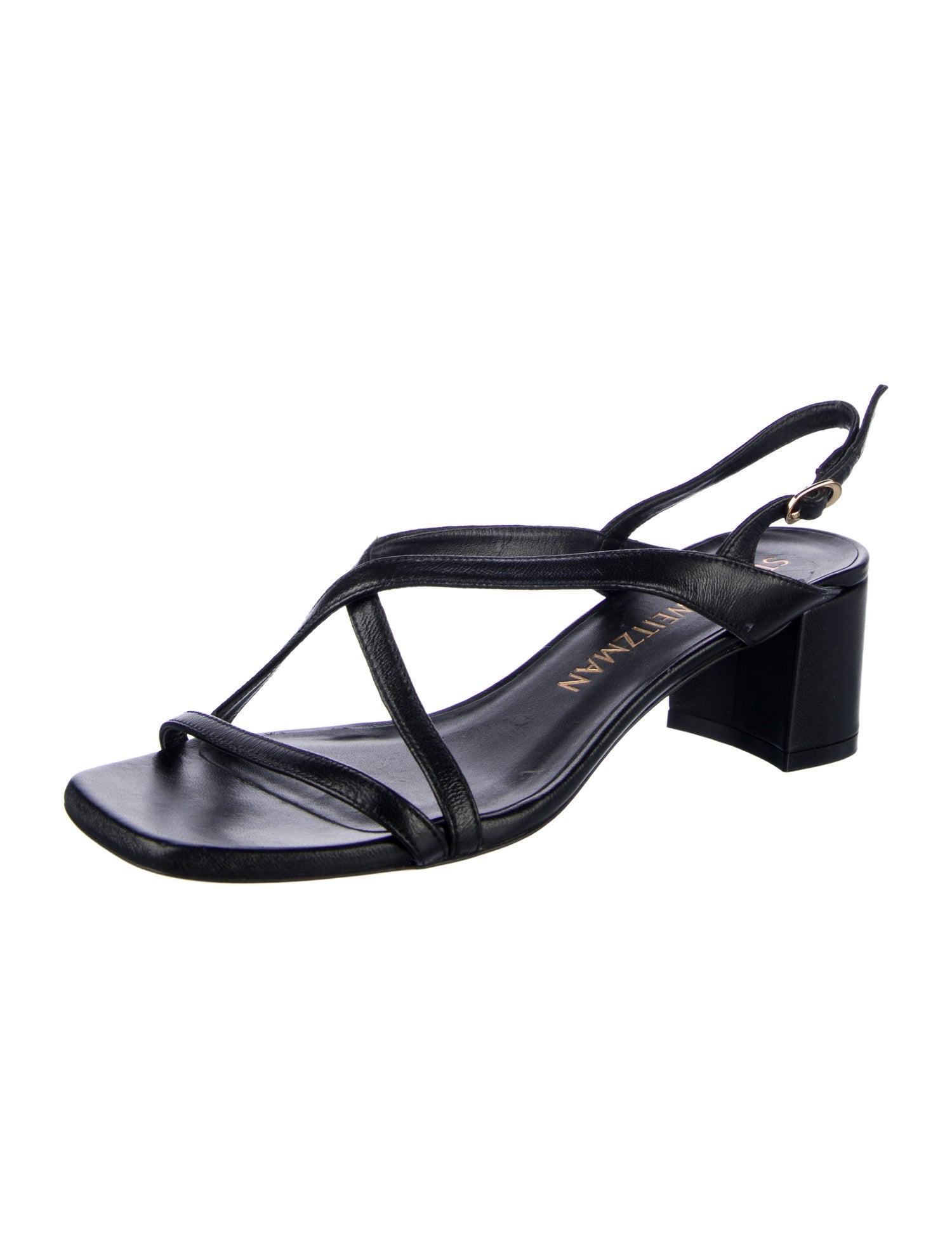 Stuart Weitzman Leather Slingback Sandals